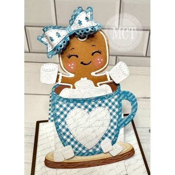 My Creative Time Gingerbread Person Boy Girl Candy Cane Metal Cutting Dies Set - Picture 3 of 6